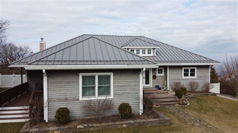 houses with slate gray metal roof|replace slate roof with metal.